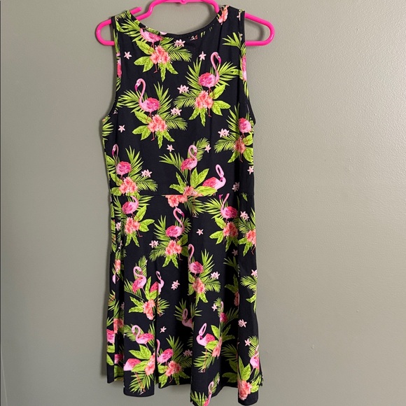 Children’s Place Flamingo Dress- 7/8 (NWOT) - Picture 3 of 3